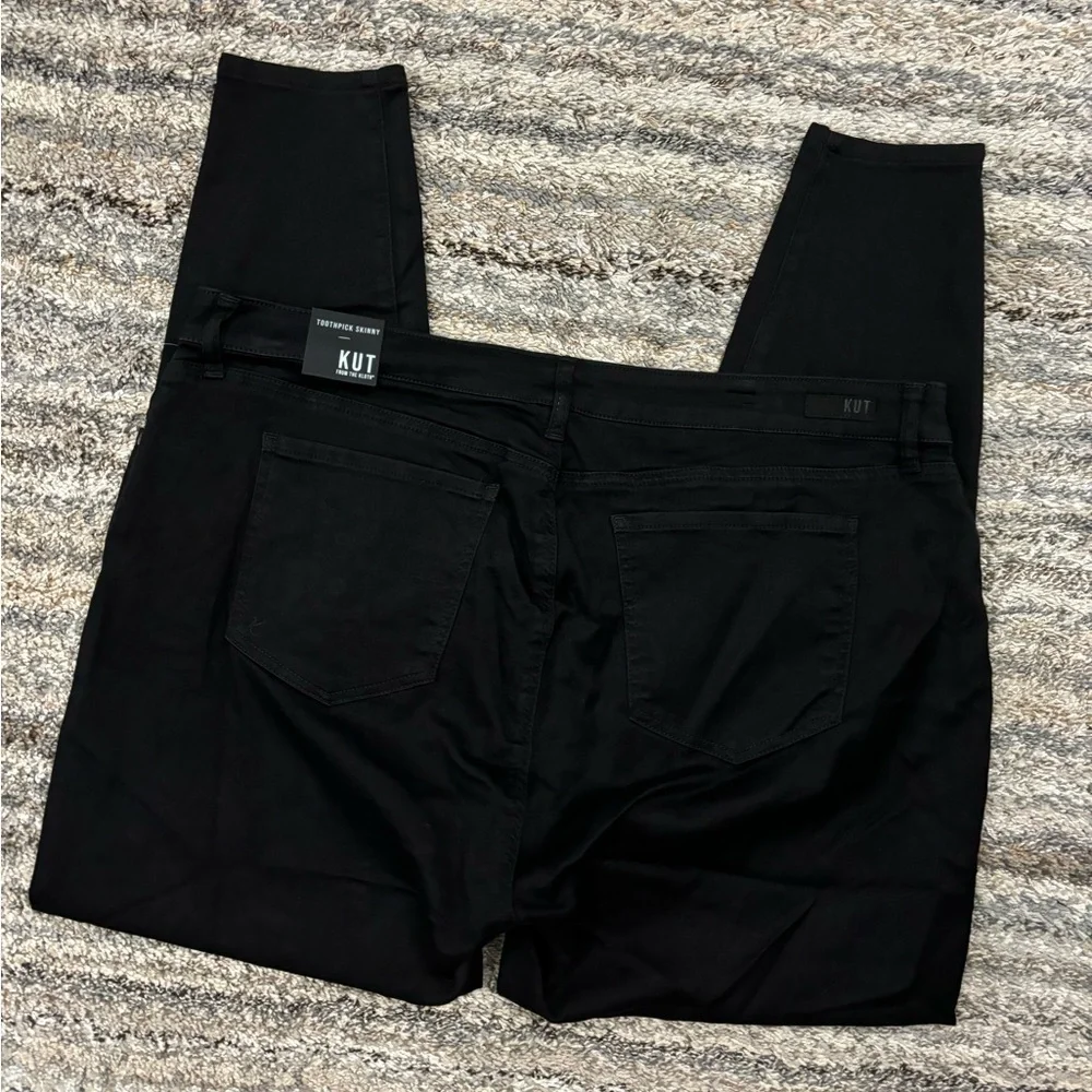 KUT From The Kloth Toothpick Skinny Jeans Sz 20W NWT | KUT Black Skinny Jeans -